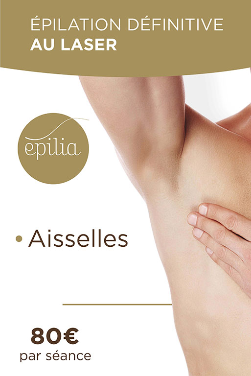 Épilation laser aisselles homme