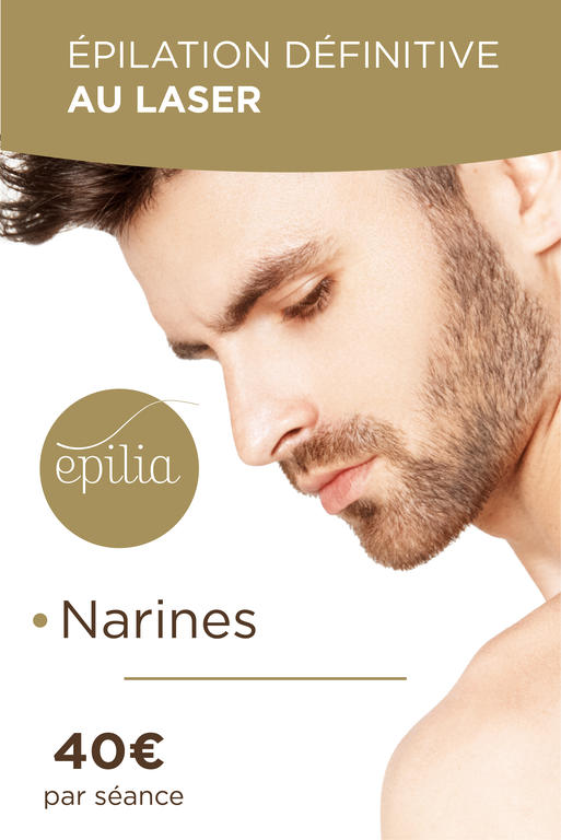 Épilation laser narines