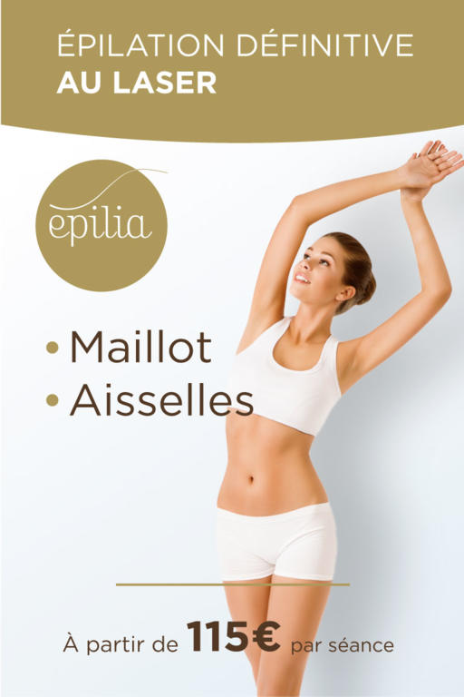 Épilation laser aisselles maillot