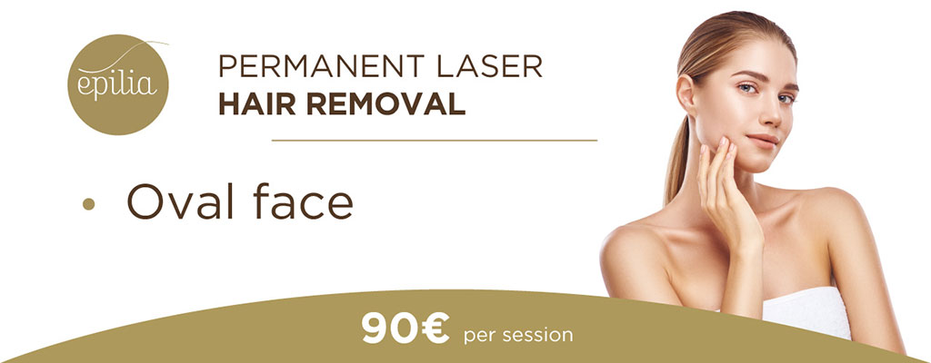 laser hair removal oval face