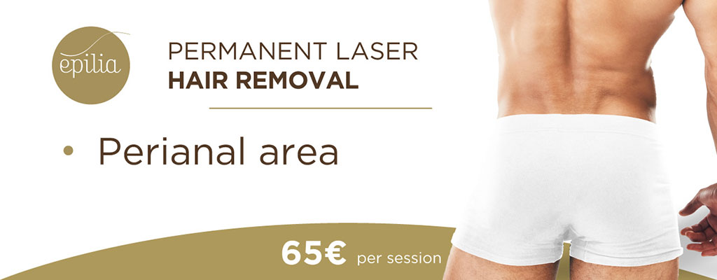 laser hair removal perianal area man