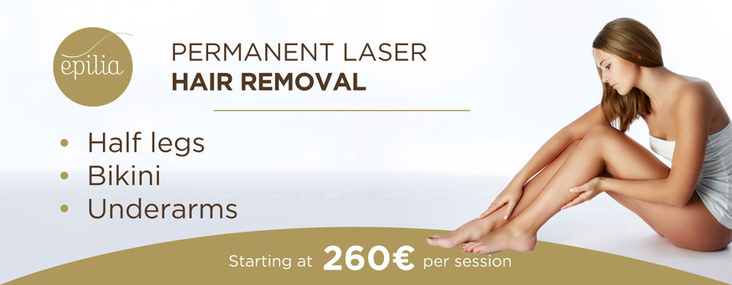 laser hair removal underarms bikini legs