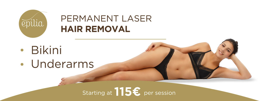 laser hair removal underarms bikini