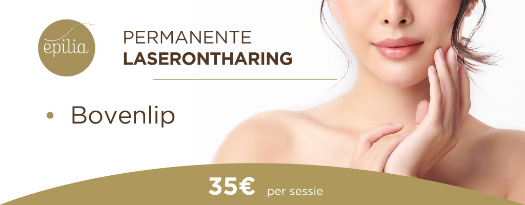 Permanente laserontharing bovenlip