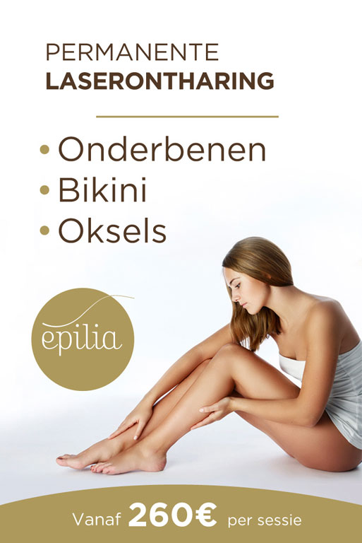 Permanente laserontharing onderbenen bikini oksels