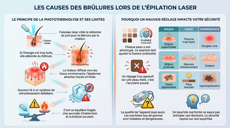 causes brulures epilia