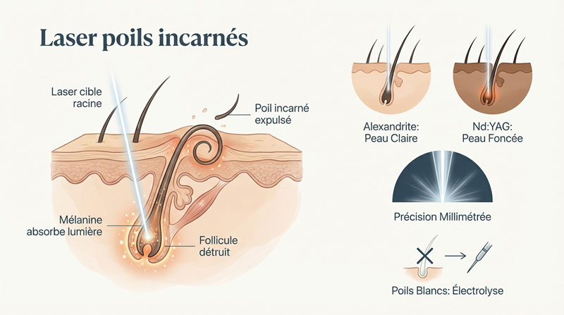 laser poils incarnes